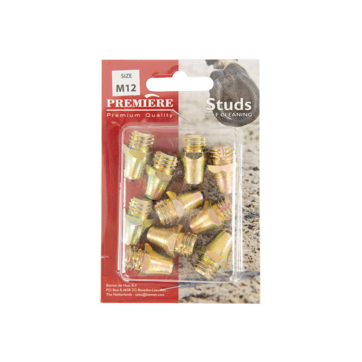 Premiere Studs Self Cleaning M12 Pointed Hexagon