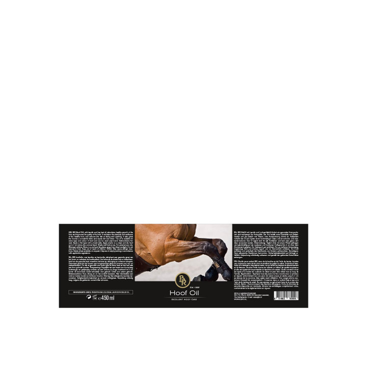BR Hoof Oil with brush 450 ml