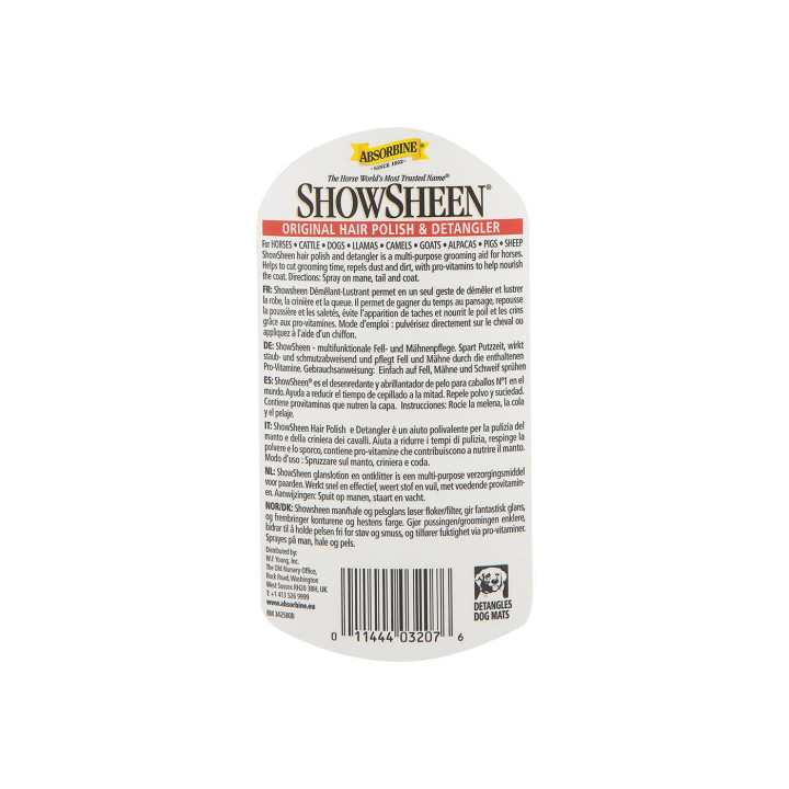 Absorbine Hair Polish & Detangler ShowSheen 950 ml