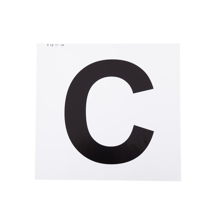 Premiere Self Adhesive Letters H-E-K-M-B-F-A-C