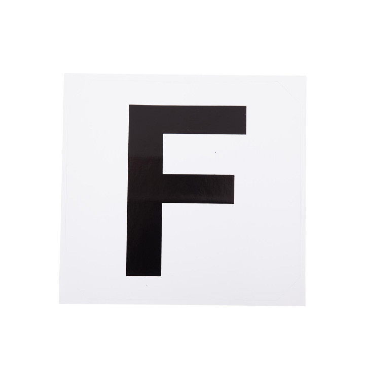 Premiere Self Adhesive Letters H-E-K-M-B-F-A-C