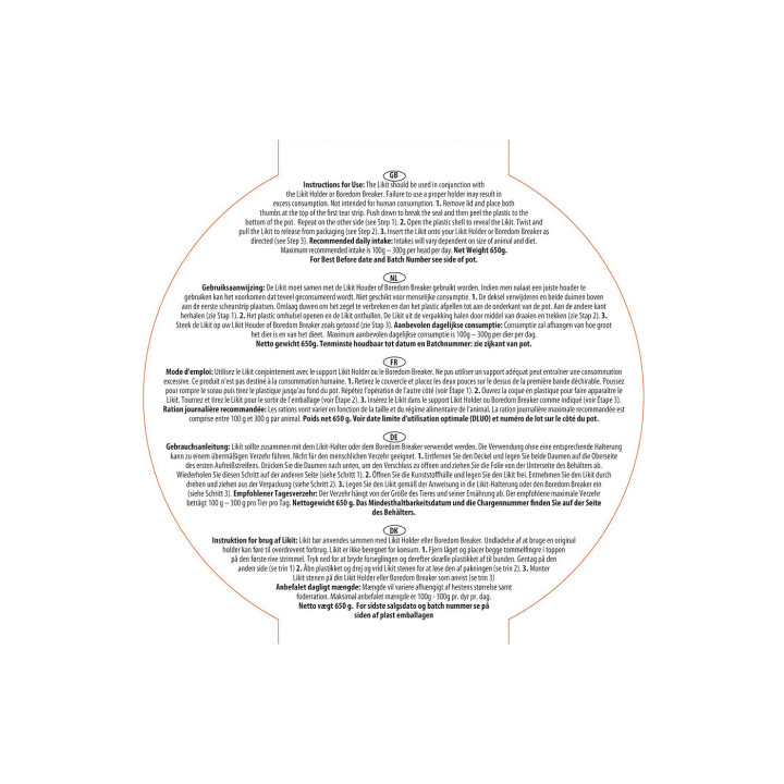 Likit Lick Apple 650 g PU12