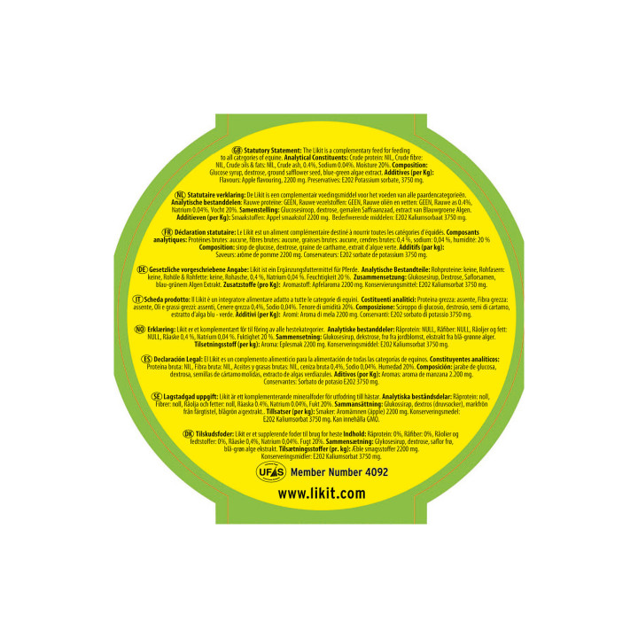 Likit Lick Apple 650 g PU12