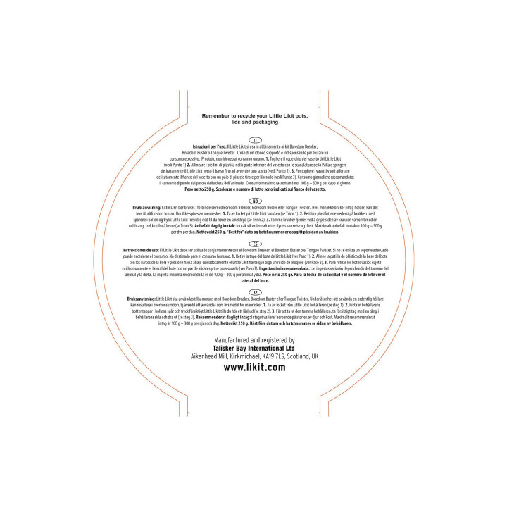 Little Likit Lick Carrot 250 g PU24