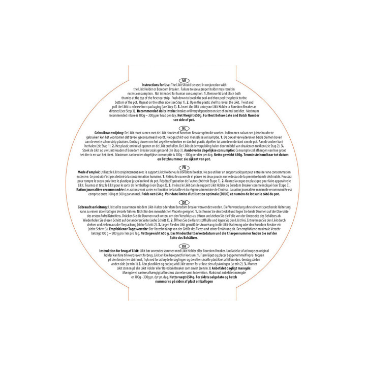 Likit Lick Cherry 650 g PU12