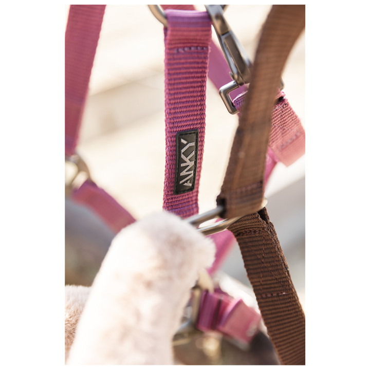 ANKY® kantar i uwiąz Check Velvet ATH25002