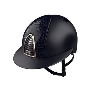 KEP Cromo 2.0 Cocco Leather frame rosegold, grid blue