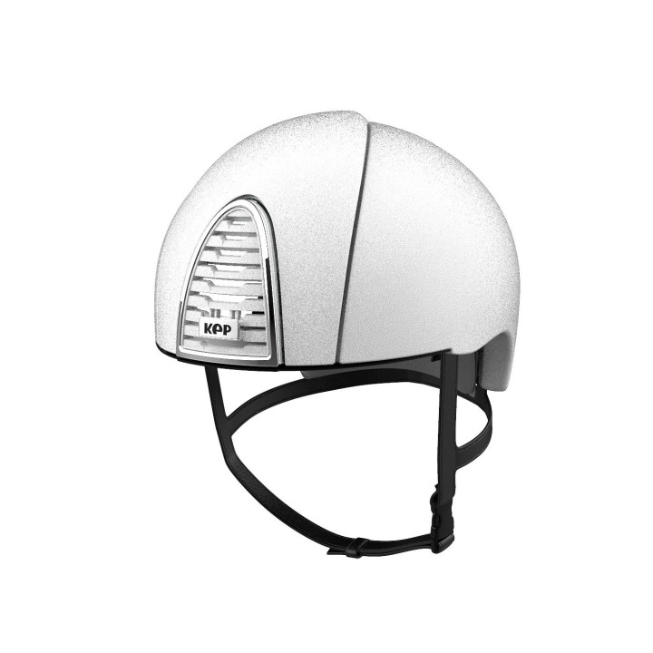 KEP Cromo Jockey textured frame chrome, grid black