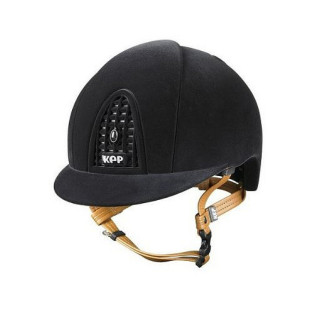 KEP Cromo Full Velvet black grid, beige chinstrap