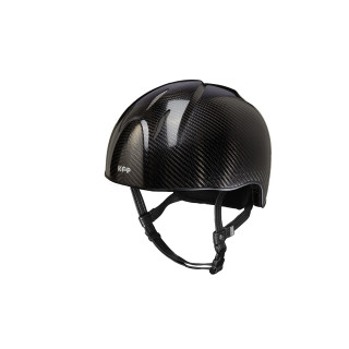 KEP Shine black carbon, no visor, stainless steel grid