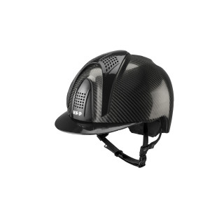 KEP Shiny Black crown Carbon, Black shiny visor + 3inserts Black