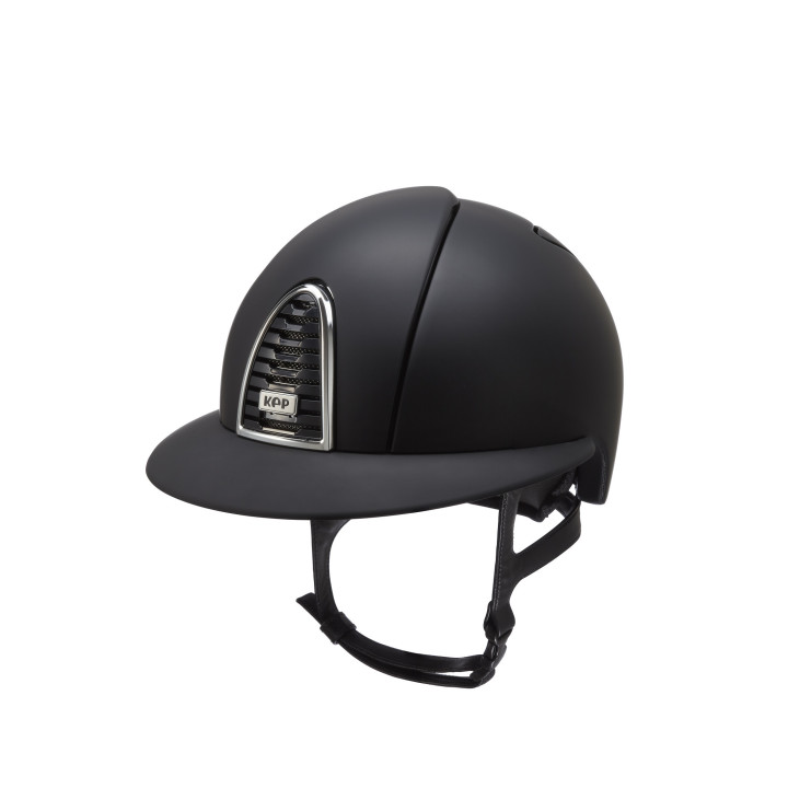 KEP Italia Cromo 2.0 Textile black: frame chrome grid raw black polo visor