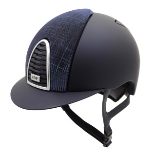 KEP Italia Cromo 2.0 Textile blue: frame&grid blue, front Galassia darkblue