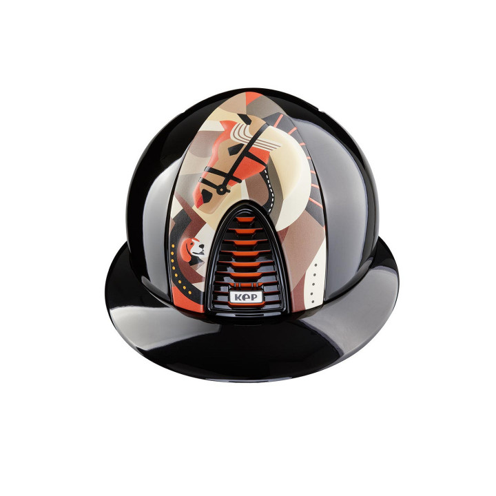 KEP Cromo 2.0 black polish, black frame front orange Pegasus Polo