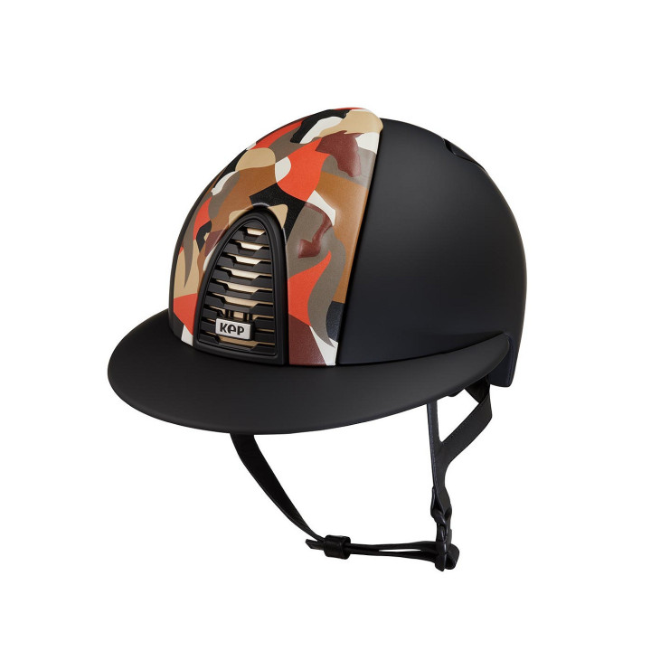 KEP Cromo 2.0 black textile front and grzbiet Orange Vikings Polo