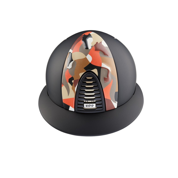 KEP Cromo 2.0 black textile front and grzbiet Orange Vikings Polo