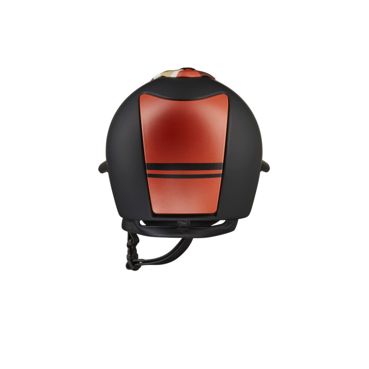 KEP Cromo 2.0 black textile front and grzbiet Orange Vikings Polo