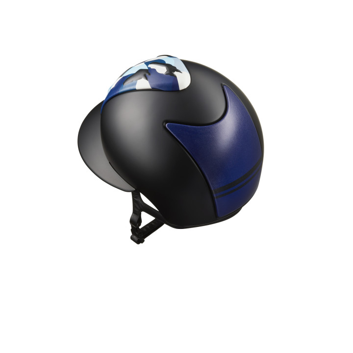 KEP Cromo 2.0 black textile front and grzbiet blue Vikings Polo