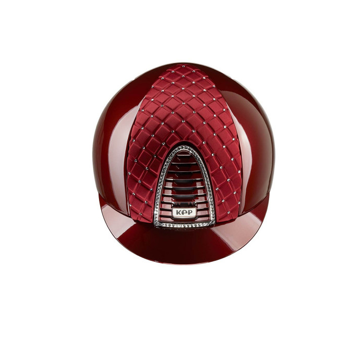 KEP Cromo 2.0 bordeaux metal, bordeaux frame with Silver Night Swarovski® Milano