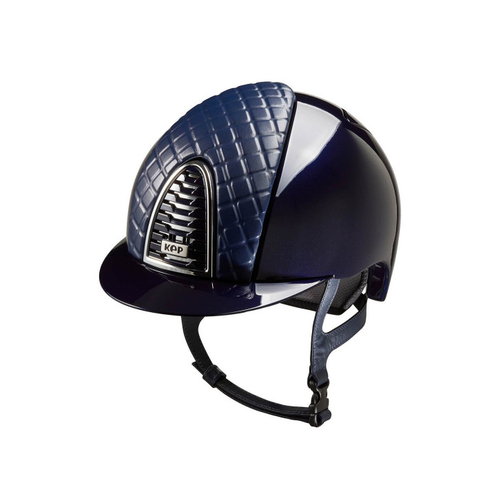 KEP Cromo 2.0 blue polish, chrome frame and subgrid leather Milano