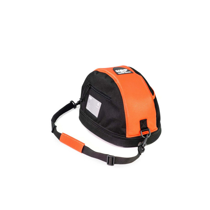 KEP Kask KEPBAG z beżowymi skórzanymi elementami