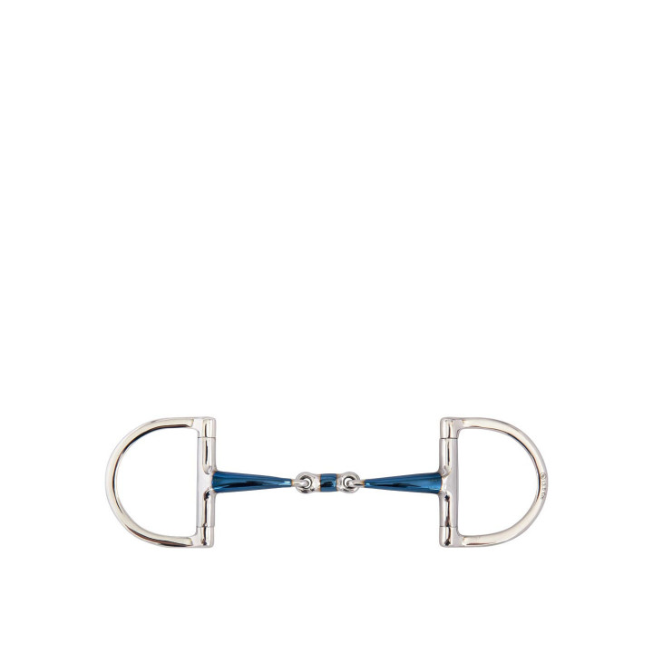 BR Podwójnie łamane wędzidło Dee-Ring Sweet Iron 14 mm